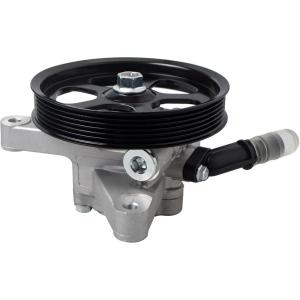 imageAUQDD 215441 New Power Steering Pump wPulley Compatible With 20052008 Honda Pilot 20042008 Acura TL w32L Power Assist Pump  56110RDAA01 56110PVJA01 56483RDAA01 965441