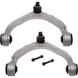 imageAUQDD 2Pc Suspension Front Upper Control Arm and Ball Joint Assembly NonAdjustable Type Compatible With 20072018 BMW X520082019 X6 Replace  K620975 K620976 31126776417 31126776418
