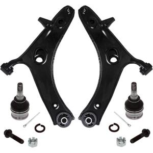 imageAUQDD 4Pc Suspension Front Lower Control Arm and Ball Joint Compatible With 20162017 Subaru Crosstrek 20132015 XV Crosstrek Replace  K623560 K623561 20202FJ040 20202FJ050 K9513 20206AJ000