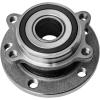 imageAUQDD 513253 Rectangular 4Hole Flange Front Wheel Hub and Bearing Assembly Compatible With Auddi A3 Q3 TT QuattroVW CC Passat Tiguan Beetle Eos GTI Golf R Jetta Rabbit 5 Lug