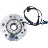 imageAUQDD 515093 x2 6 Lug WABS Front Wheel Hub and Bearing Assembly Compatible With 2006 2007 2008 Hummer H3