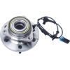 imageAUQDD 515093 x2 6 Lug WABS Front Wheel Hub and Bearing Assembly Compatible With 2006 2007 2008 Hummer H3