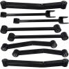imageAUQDD 8Pc Suspension Kit Front and Rear Control Arm Fit For 20072010 20112017 Jeep Wrangler JK Body Code Replace  K641822 K621823 K642032 K641777 52060015AD 52060021AD 52059976AF 52059979AF