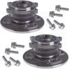 imageAUQDD 512427 x2 For 16L and FWDM14 Wheel Bolts Rear Wheel Hub and Bearing Assembly Compatible With 20072015 Mini Cooper  33416786552 33416786620