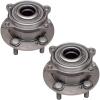 imageAUQDD 513266 x2 Front Wheel Hub and Bearing Assembly Compatible with 1215 20072014 Hyundai Santa Fe20072012 Veracruz 20112015 Kia Sorento