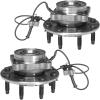 imageAUQDD 515098 x2 8 Lug WABS Front Wheel Hub and Bearing Assembly Compatible With 0710 Chevy Silverado 2500HDSuburban 2500 GMC Sierra 2500HDYukon XL 25000809 Hummer H2