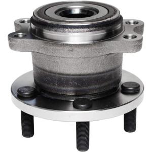 imageAUQDD 512293 5 Lug Hub Rear Wheel Hub and Bearing Assembly Compatible with 2005 06 07 08 2009 Subaru Legacy Outback