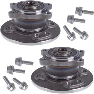 imageAUQDD 512427 x2 For 16L and FWDM14 Wheel Bolts Rear Wheel Hub and Bearing Assembly Compatible With 20072015 Mini Cooper  33416786552 33416786620