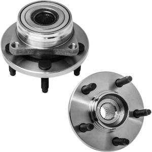 imageAUQDD 513100 x2 Front Wheel Hub and Bearing Assembly Compatible with 9605 Mercury Sable 9607 Ford Taurus 9502 Lincoln Continental