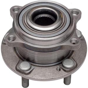 imageAUQDD 513266 Front Wheel Hub and Bearing Assembly Compatible With 1215 20072014 Hyundai Santa Fe20072012 Veracruz 20112015 Kia Sorento