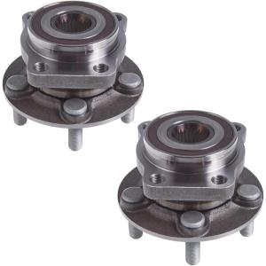 imageAUQDD 513413 x2 From 01152014 Front Wheel Hub and Bearing Assembly Compatible With 20162020 Subaru Crosstrek 20142018 Forester 20142019 Impreza  HA590648 28373SC000