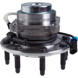 imageAUQDD 515059 8 Stud HubFor RWD and Under 9600lb GVW Front Wheel Hub and Bearing Assembly Compatible With 20032017 Chevy Express 2500 3500 GMC Savana 2500 3500