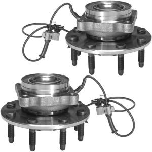 imageAUQDD 515098 x2 8 Lug WABS Front Wheel Hub and Bearing Assembly Compatible With 0710 Chevy Silverado 2500HDSuburban 2500 GMC Sierra 2500HDYukon XL 25000809 Hummer H2