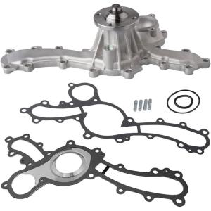 imageAUQDD AW6037 Professional Water Pump Kit With Gasket Fit For Engine 40L V6 Only 20052011TO 102010 Toyota Tundra 20032009 4Runner 20072009 FJ Cruiser 20052015 Tacoma