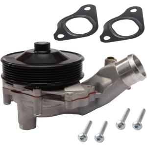 imageAUQDD LR033993 Professional Water Pump Kit With Gasket Fit For SUV For 50L V8 Only 2010 2011 2012 2013 Land Rover LR4 20102014 Range Rover Sport