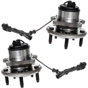 imageFront Wheel Hub and Bearing Assembly Compatible With 20022005 Ford Thunderbird 2000 01 02 03 04 05 2006 Lincoln LS AUQDD 513167 x2 Pair 5 Lug WABS
