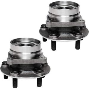 imageFront Wheel Hub and Bearing Assembly Compatible With 2004 05 06 07 08 2009 Toyota Prius AUQDD 513265 x2 Pair 5 Lug Hub
