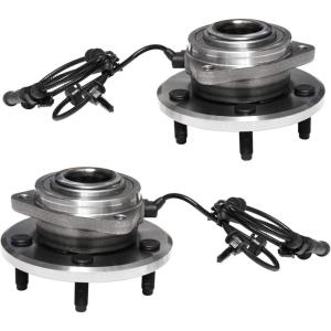imageFront Wheel Hub and Bearing Assembly Compatible With 20062010 Jeep Commander 2005 06 07 08 09 2010 Grand Cherokee AUQDD 513234 x2 Pair 5 Lug WABS