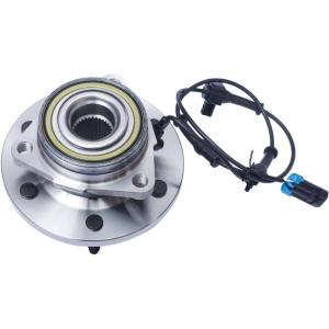 imageFront Wheel Hub and Bearing Assembly Compatible with 2006 2007 2008 Hummer H3 AUQDD 515093 6 Lug WABS