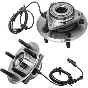 imageFront Wheel Hub and Bearing Assembly Left or Right Compatible 20092010 Dodge Ram 1500 2011 Ram 1500 AUQDD 515126 x2 Pair  5 Lug WABS 515126 x2 From 12082008