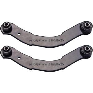 imageRear Upper Control Arm Compatible Dodge Caliber Jeep Compass Patriot Left Right AUQDD 2PCS K641281 Pair Professional Suspension Driver and Passenger Side Lateral Link