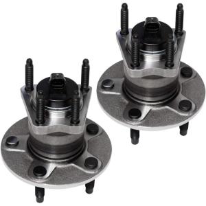 imageRear Wheel Hub and Bearing Assembly Compatible With Chevrolet Cobalt HHR Malibu Pontiac G6 Saturn Aura 5 Stud Hub 4Wheel ABS Models AUQDD 512285 x2 Pair 5 Lug WABS
