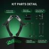 imageAUQDD 10Pc Front End Suspension Kit Fit For 20042009 Toyota Prius 2 Lower Control Arm wBall Joint 2 Sway Bar Link 4 Outer Inner Tie Rod End  CMS861128 K640960 K80230 EV80304 ES80302 ES80303