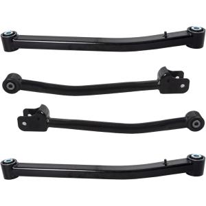 imageAUQDD 4Pc Suspension Kit Front Upper and Front Lower Control Arm Compatible With 20182024 Jeep Wrangler JL 202024 Gladiator JT Replace  K643729 K643730 K643707 68277341AC 68277340AB 68250242AA