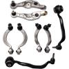 imageAUQDD 8Pcs Front Suspension Kit Compatible With 20072012 20132017 Lexus LS460 wRWD Only Front Upper Lower Control Arm and Ball Joint Assembly  K642208 K642988 K622207 K622209 524027 522785