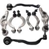imageAUQDD 8Pcs Front Suspension Kit Compatible With 20072012 20132017 Lexus LS460 wRWD Only Front Upper Lower Control Arm and Ball Joint Assembly  K642208 K642988 K622207 K622209 524027 522785