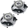 imageAUQDD 515117 x2 Front Wheel Hub and Bearing Assembly 6 Stud HubFit RWD wABS Compatible with 20092010 Ford F150 RWD Not Fit Heavy Duty Package