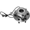 imageFront Wheel Hub and Bearing Assembly Left or Right Compatible Cadillac Escalade ESV EXT Chevrolet Avalanche Silverado Suburban Tahoe GMC Sierra Yukon Base XL 1500 AUQDD 515096  6 Lug WABS AWD 4x4 