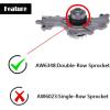 imageAUQDD AW6348 Water Pump Kit WDoubleRow SprocketFor 35L37L Fit For 20122018 Ford Edge Flex Explorer Taurus 20132016 Lincoln MKS MKZ1218 MKT MKX Replace  252955 19326227 AA5Z8501C