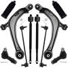 imageAUQDD 10Pc Front End Suspension Kit Fit For 2002 2003 2004 Honda Odyssey 2 Lower Control Arm wBall Joint 2 Sway Bar Link 4 Outer ampamp Inner Tie Rod End 2 Boots  K620325 K620326 K90349 EV426 ES36698Ps For 1117 Odyssey
