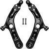 imageAUQDD 2Pc Suspension Front Lower Control Arm and Ball Joint Assembly Fit For 20142019 Kia Soul 20152019 Soul EV OE  K623345 K623346 CMS901241 CMS901242 54500B2000 54501B2000