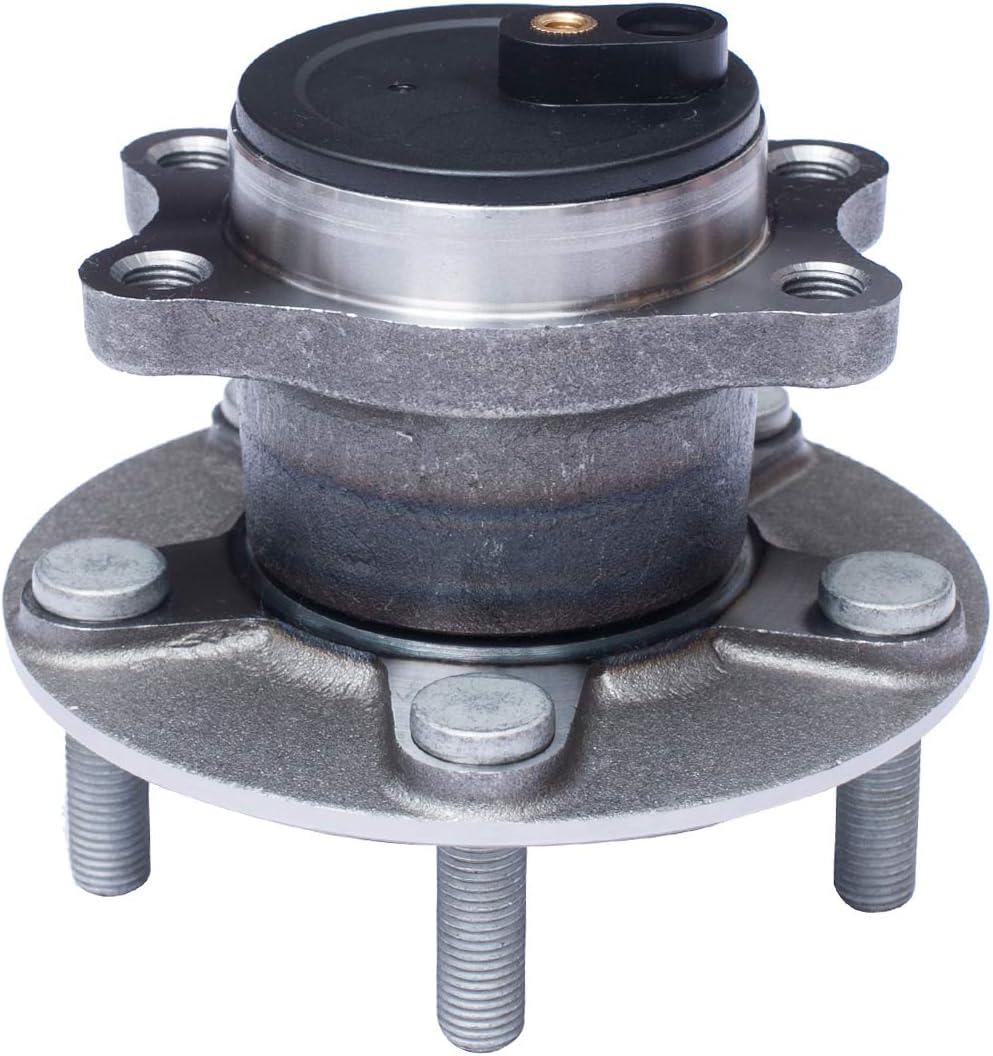 imageAUQDD 512332 5 LugFits FWD Models and 4Wheel ABS Only Rear Wheel Hub and Bearing Assembly Compatible with 20112014 Chrysler 200 0814 Dodge Avenger 0712 Caliber  0716 Jeep Compass Patriot