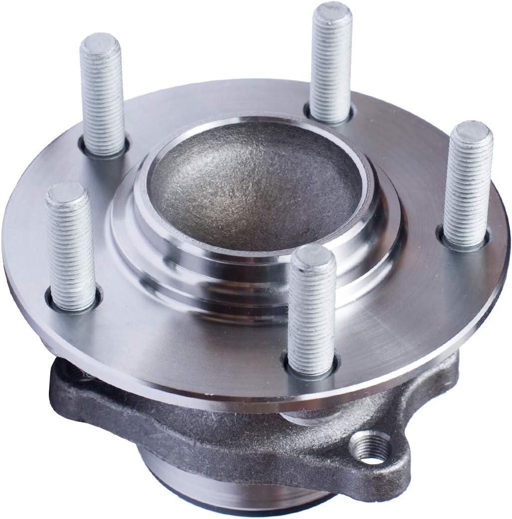 imageAUQDD 512332 5 LugFits FWD Models and 4Wheel ABS Only Rear Wheel Hub and Bearing Assembly Compatible with 20112014 Chrysler 200 0814 Dodge Avenger 0712 Caliber  0716 Jeep Compass Patriot