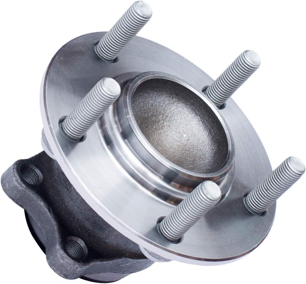 imageAUQDD 512332 5 LugFits FWD Models and 4Wheel ABS Only Rear Wheel Hub and Bearing Assembly Compatible with 20112014 Chrysler 200 0814 Dodge Avenger 0712 Caliber  0716 Jeep Compass Patriot