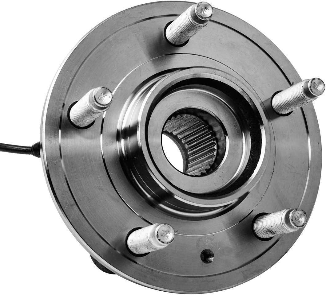 imageFront Wheel Hub and Bearing Assembly Left or Right Compatible Chevrolet Captiva Sport Equinox Pontiac Torrent Saturn Vue Suzuki XL7 AUQDD 513276  5 Lug WABS 513276 x1
