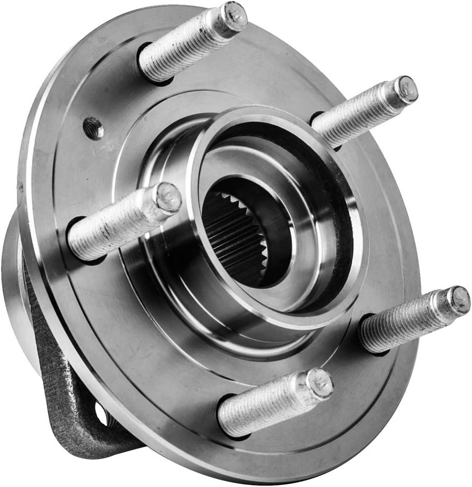 imageFront Wheel Hub and Bearing Assembly Left or Right Compatible Chevrolet Captiva Sport Equinox Pontiac Torrent Saturn Vue Suzuki XL7 AUQDD 513276  5 Lug WABS 513276 x1