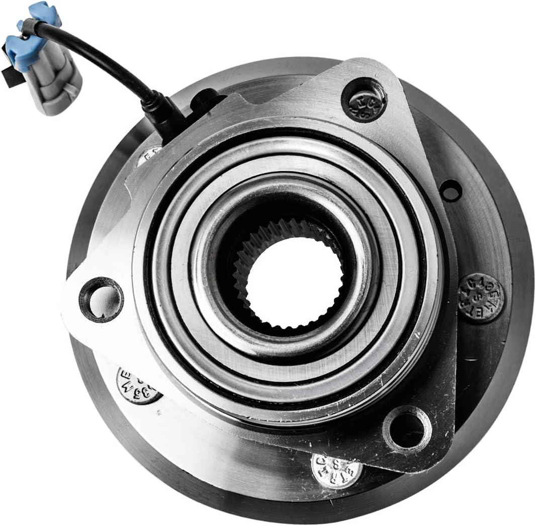 imageFront Wheel Hub and Bearing Assembly Left or Right Compatible Chevrolet Captiva Sport Equinox Pontiac Torrent Saturn Vue Suzuki XL7 AUQDD 513276  5 Lug WABS 513276 x1