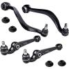 image4PCS Front Suspension Kit Compatible With 0307 Mazda 6 Naturally Aspirated06 Ford FusionLincoln MKZMercury Milan Front Lower Control Arm And Ball Joint AUQDD K620815 x2 K620492 K620493