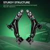 imageAUQDD 2Pc Suspension Front Lower Control Arm and Ball Joint Assembly Fit For 20162019 20202022 Chevy Spark OE  K623873 K623872 526501 526502 95368367 95368368
