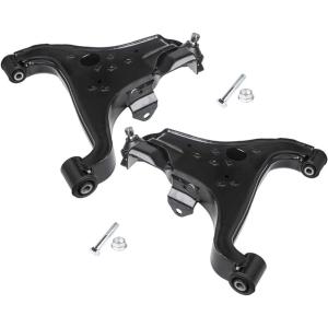 imageAUQDD 2Pc Suspension Front Lower Control Arm and Ball Joint Assembly Compatible With 20052015 Nissan Armada 0423 Titan 20042010 Infiniti QX56 Replace  K620511 K620512 545007S001 545017S001