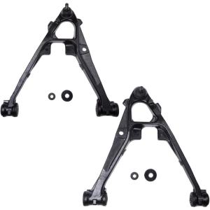 imageLeft Right Front Lower Control Arm Ball Joint Assembly Compatible Escalade Chevy Avalanche Tahoe Silverado Suburban 1500 GMC Yukon XL Sierra 1500 2PCS AUQDD K620955 K620956 Wo Off Road Suspension