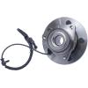 imageFront Wheel Hub and Bearing Assembly Compatible with 2012 13 14 15 16 17 2018 Ram 1500 AUQDD 515151 5 Lug WABS