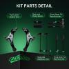 imageAUQDD 10Pc Front End Suspension Kit Fit For 20072011 Toyota Camry 2 Lower Control Arm wBall Joint 2 Sway Bar Link 4 Outer ampamp Inner Tie Rod End  K621476 K621477 K750123 EV800085 ES80602 ES8060310Pcs For 0203 Camry