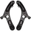 imageAUQDD 2Pc Suspension Front Lower Control Arm and Ball Joint Assembly Compatible With 20112016 Hyundai Elantra 4Door Sedan1317 Elantra GT1217 Veloster Replace  K622232 K622646