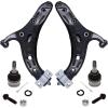 imageAUQDD 4Pc Suspension Front Lower Control Arm and Ball Joint Compatible With 20152016 20172019 Subaru Legacy 1517 1819 Outback Replace  K623476 K623477 20202AL01A 20202AL00A K9513 20206AJ000