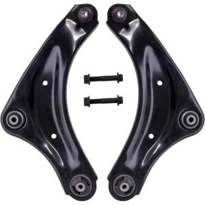 imageAUQDD 2Pc Suspension Front Lower Control Arm and Ball Joint Assembly Compatible With 20112017 Nissan Juke 20112024 Leaf Replace  K621156 K621157 545011KA0A 545001KA0A 522913 522914